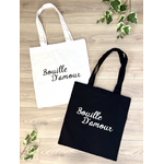 Tote bag personnalisé bouille damour
