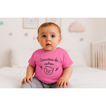T-shirt bébé personnalisé caractère de cochon