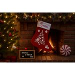 Botte de noël personnalisée sapin