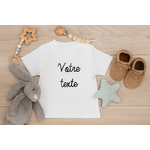T-shirt personnalisable bébé votre texte