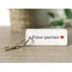 Porte clé personnalisé futur parrain