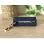 Porte clé personnalisé future marraine