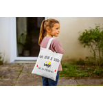 Tote bag un jour je serai sage