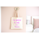 Tote bag personnalisé élue marraine de l'année