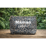 Trousse personnalisée léopard Maman Parfaite