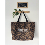 Sac cabas léopard personnalisé