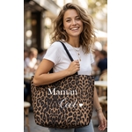 Sac léopard personnalisé maman cool