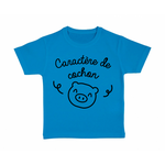 tshirt-enfant-bleu-caractère-de-cochon