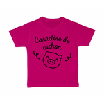 tshirt-enfant-rose-caractère-de-cochon