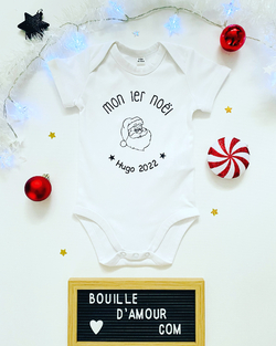 Body Mon Premier Noel Pere Noel Bouille D Amour
