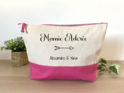 Grand Cabas Personnalisé 'Meilleure Mamie' - Sac Shopping Ou Plage - Blanc - Neuf Avec étiquettes
