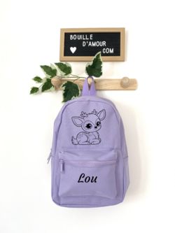 Wish Sac à dos de maternelle, personnalisable, pour fille, avec