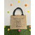 mini sac jute personnalisé la chasse aux oeufs