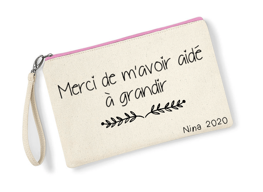 Pochette "Merci de m'avoir aidé à grandir" - Bouille d'amour