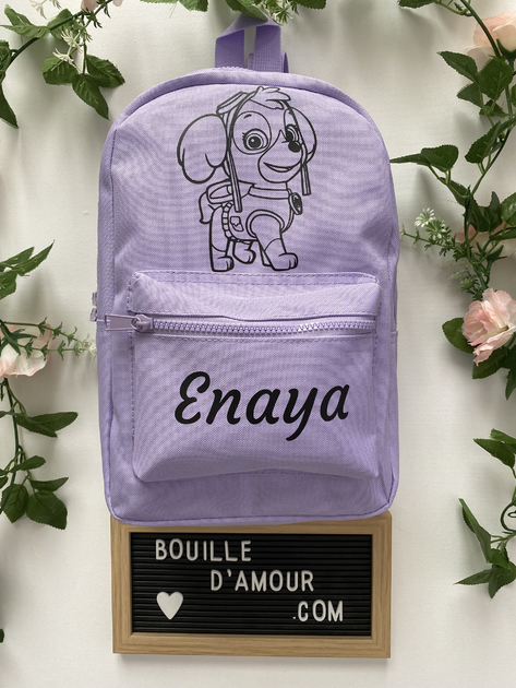 Sac dos enfant personnalis