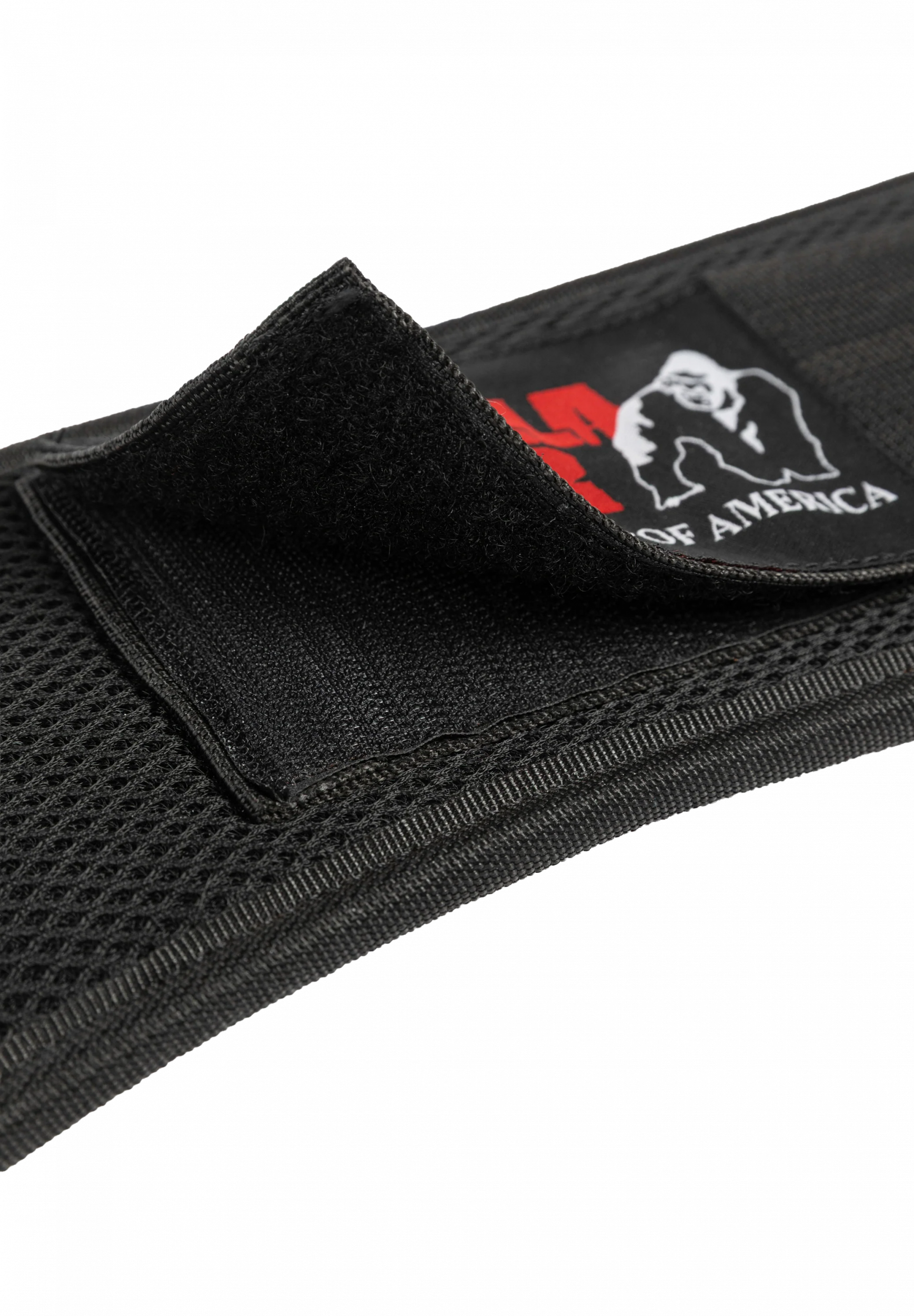 Gorilla Wear 6 inch Padded Mesh Lifting Belt - Black - autre vue officielle Gorilla Wear