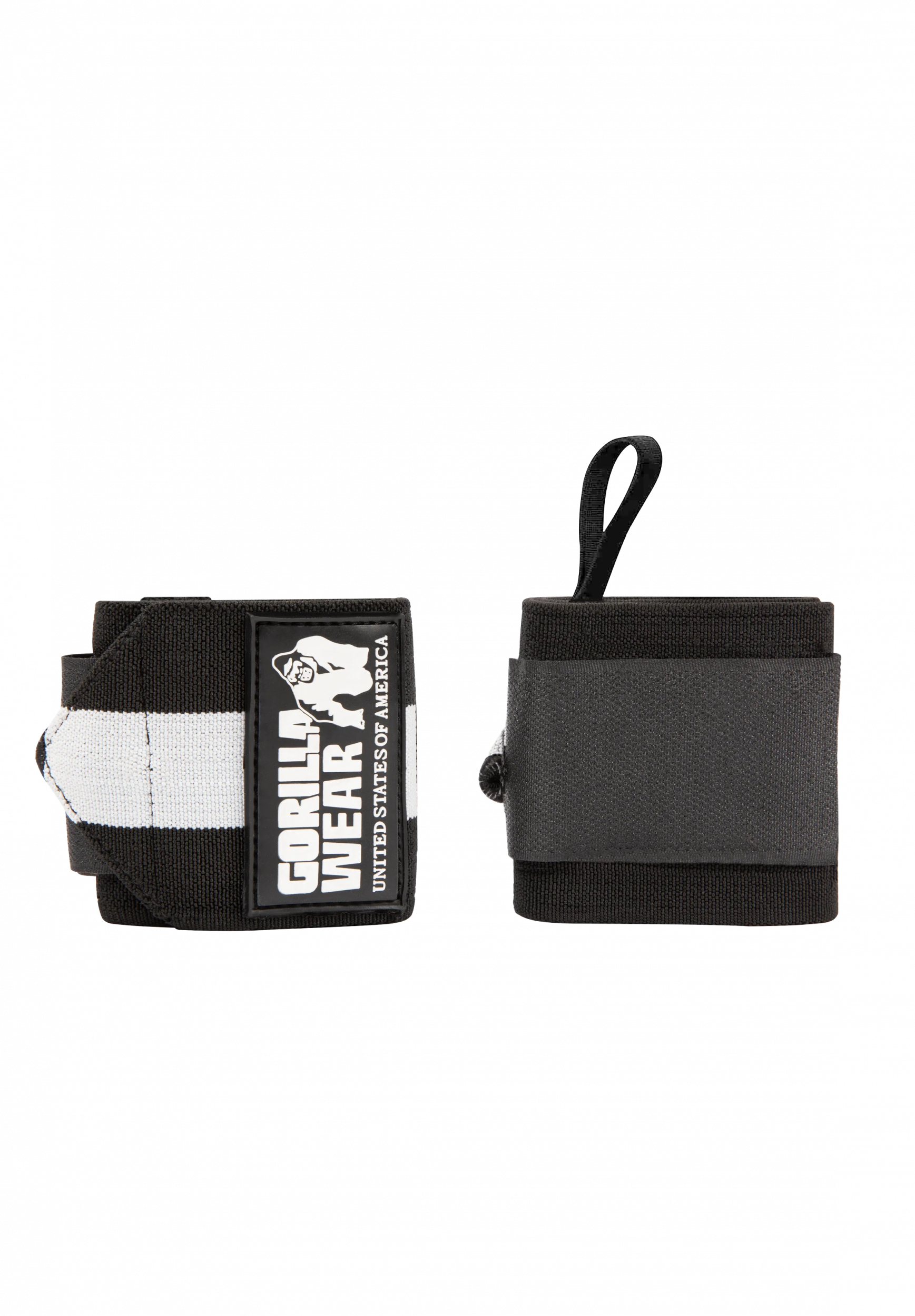 Wrist Wraps ULTRA - Black/White - photo officielle Gorilla Wear