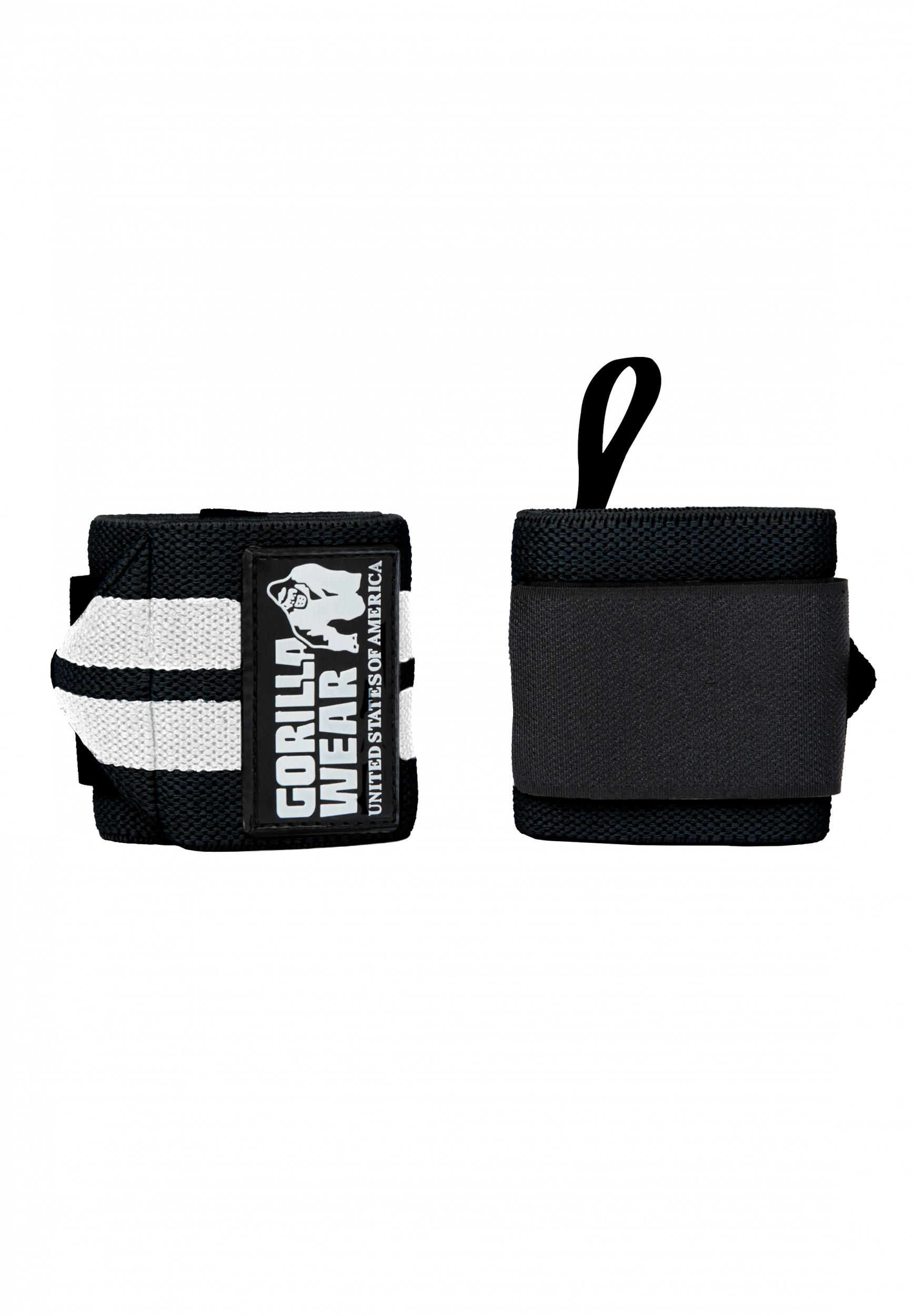 Wrist Wraps PRO - Black/White – photo Gorilla Wear officielle