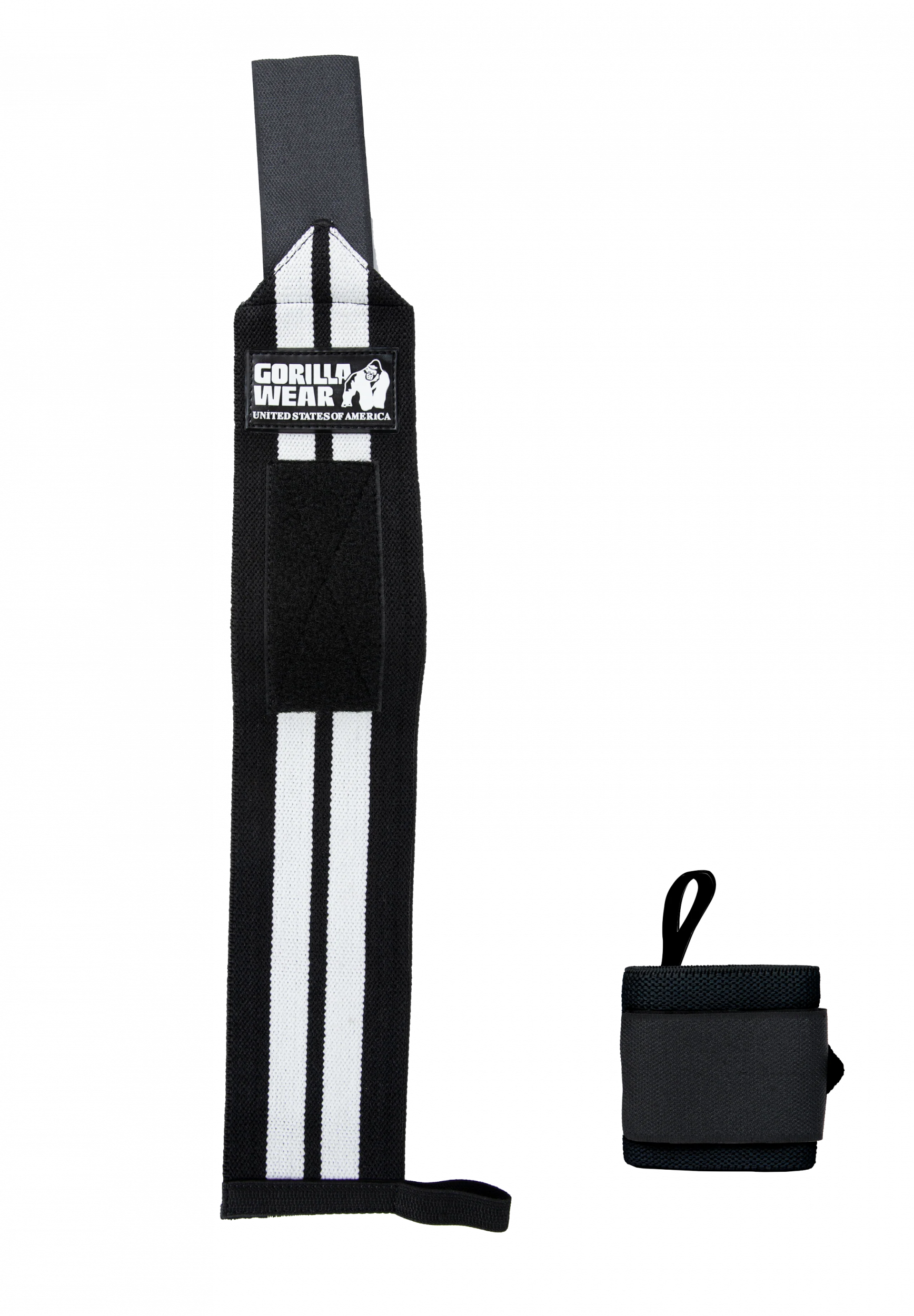 Wrist Wraps PRO - Black/White – seconde vue officielle