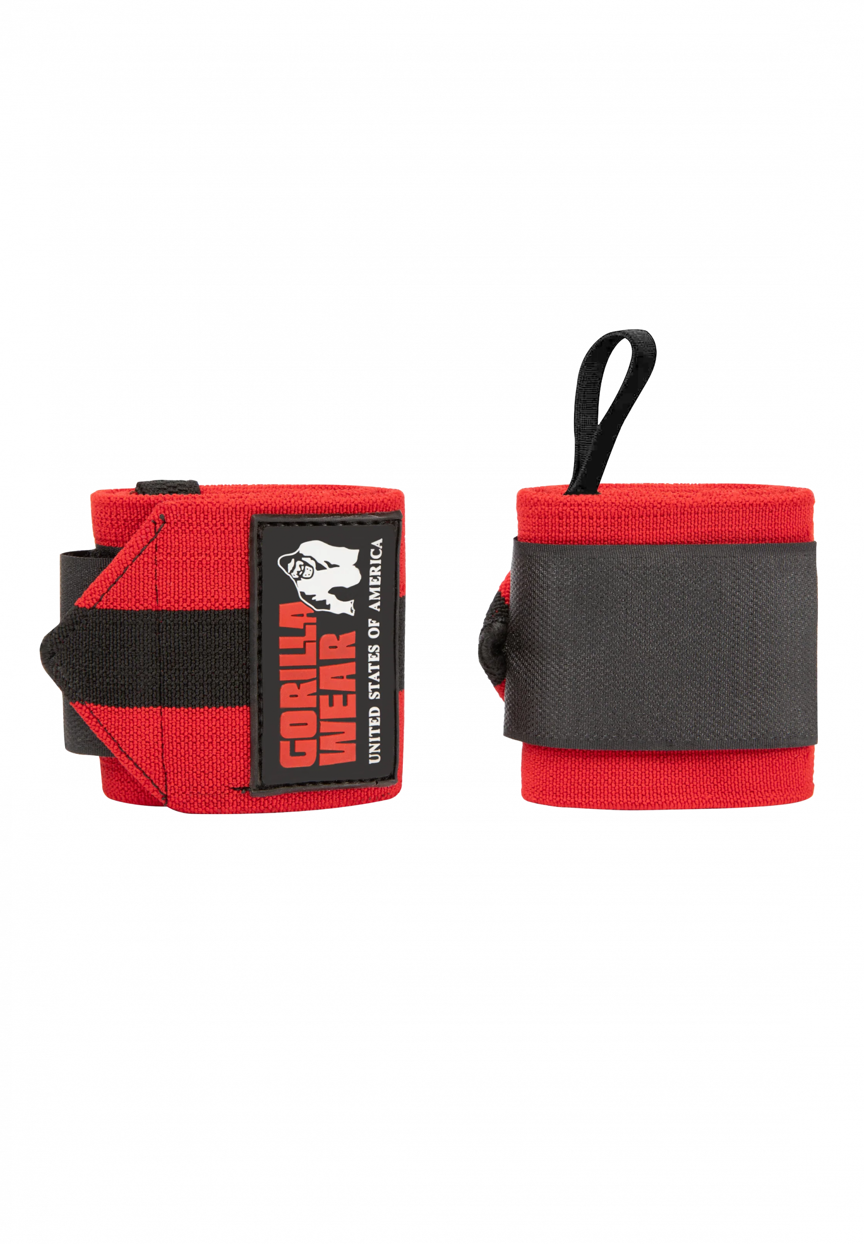 Wrist Wraps ULTRA - Black/Red – vue officielle Gorilla Wear