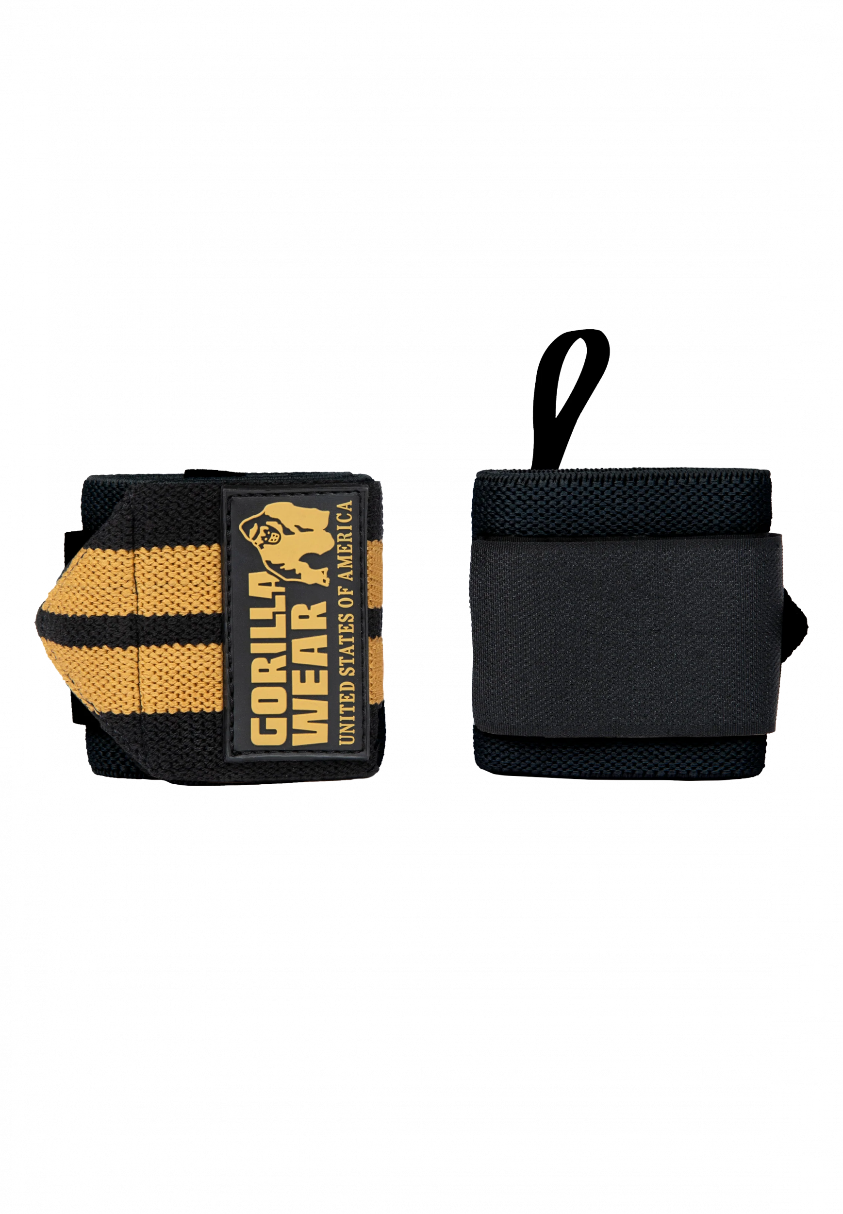 Wrist Wraps PRO - Black/Gold – vue officielle Gorilla Wear