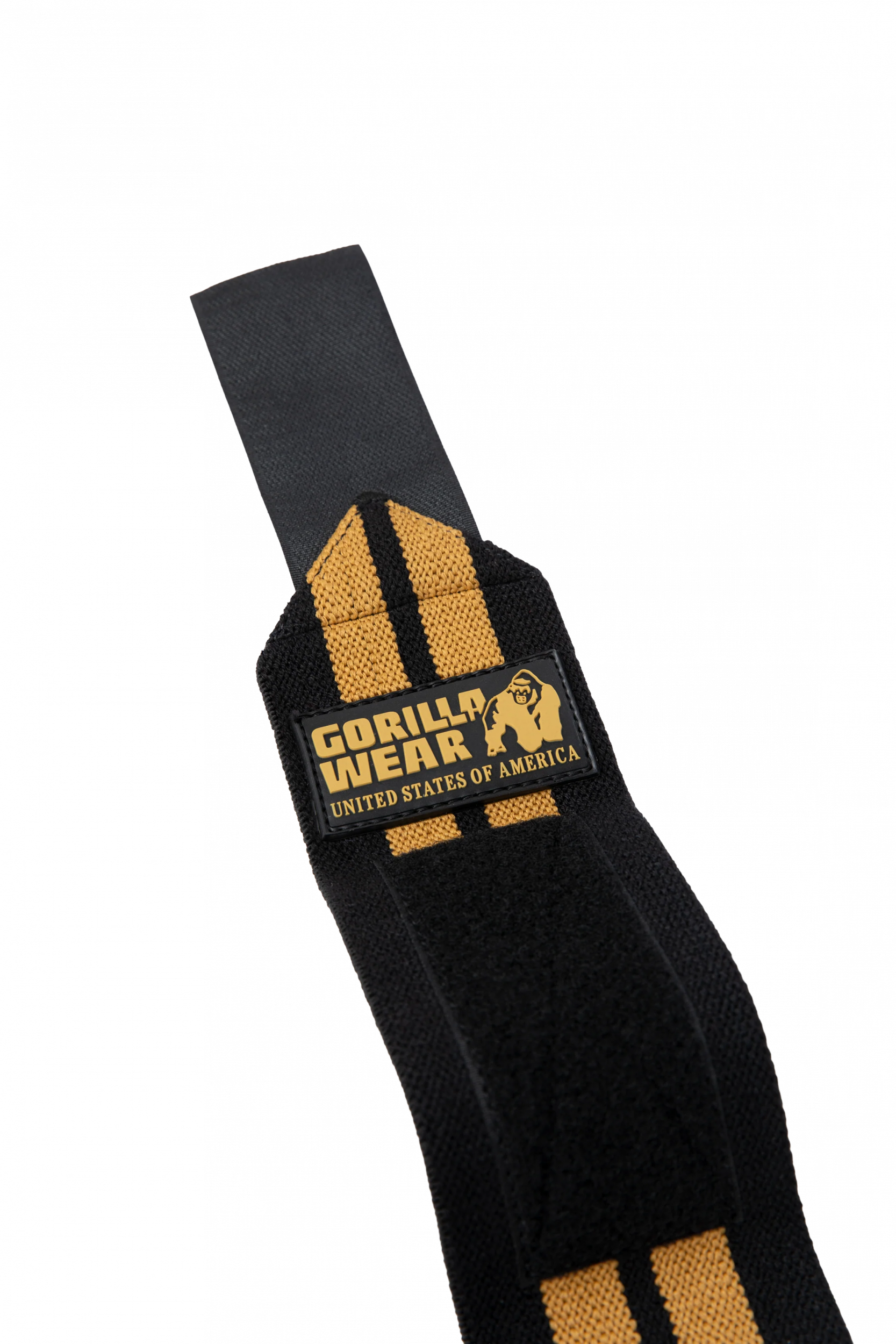 Wrist Wraps PRO - Black/Gold – détail officiel Gorilla Wear