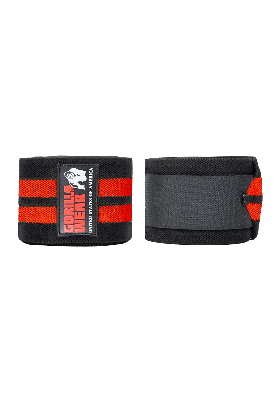 Knee Wraps 250CM - Black/Red – vue officielle Gorilla Wear