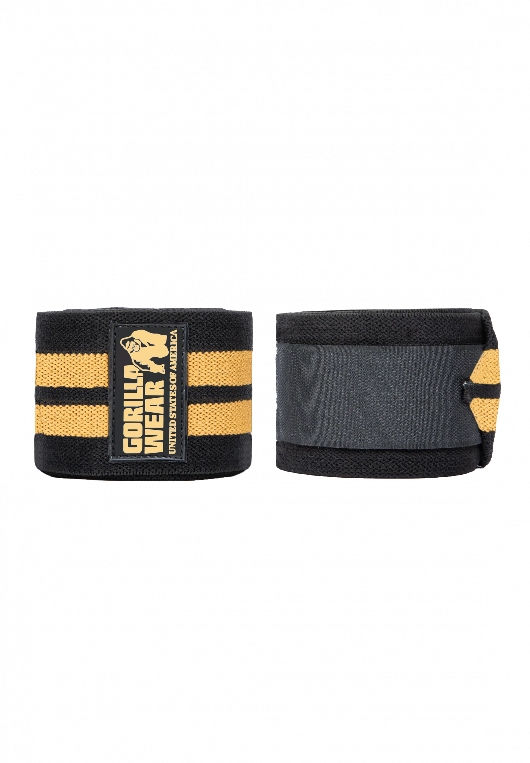 Knee Wraps 200CM - Black/Gold – vue officielle Gorilla Wear