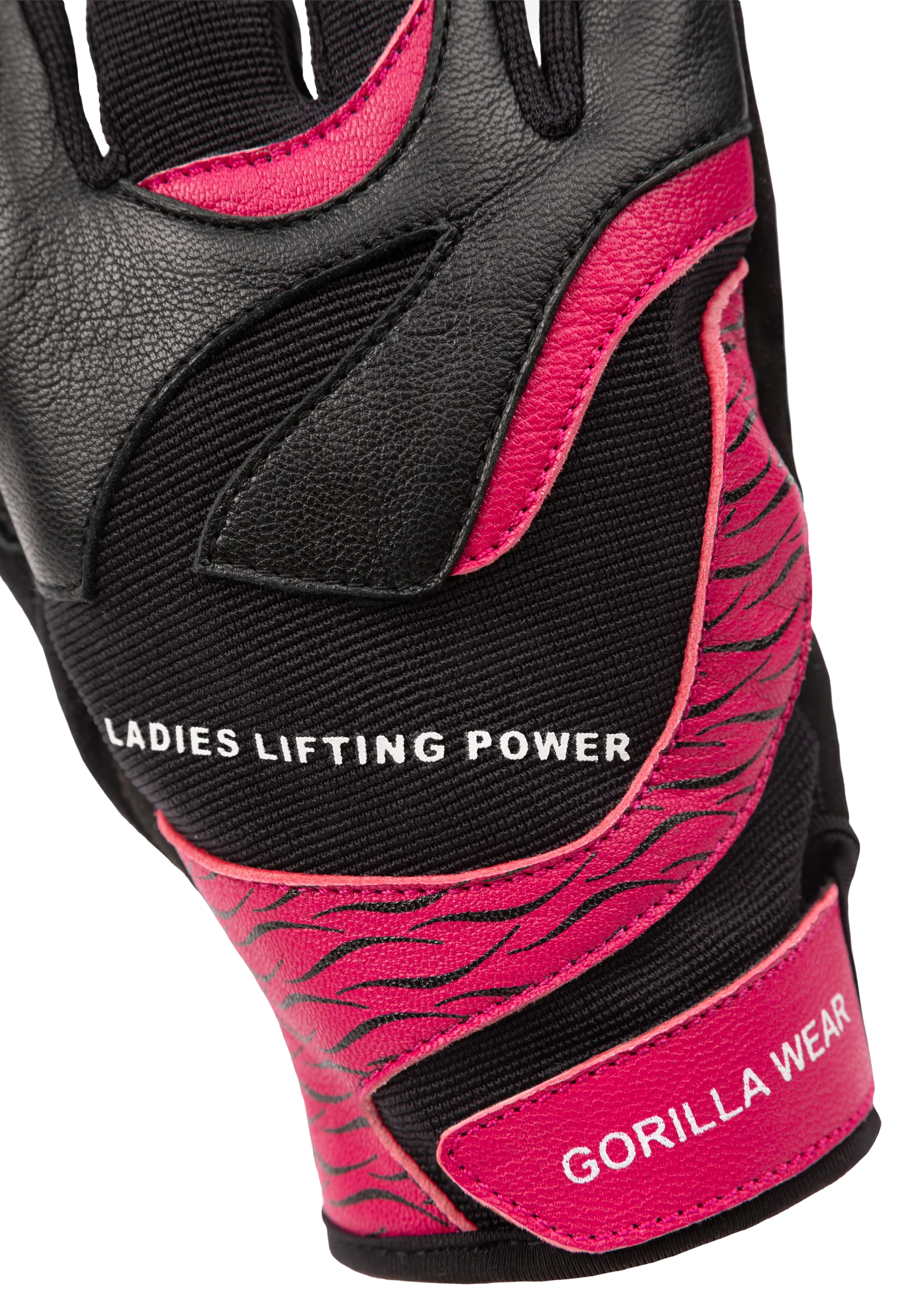Womens Fitness Gloves 2.0 - Black/Pink – détail officiel Gorilla Wear
