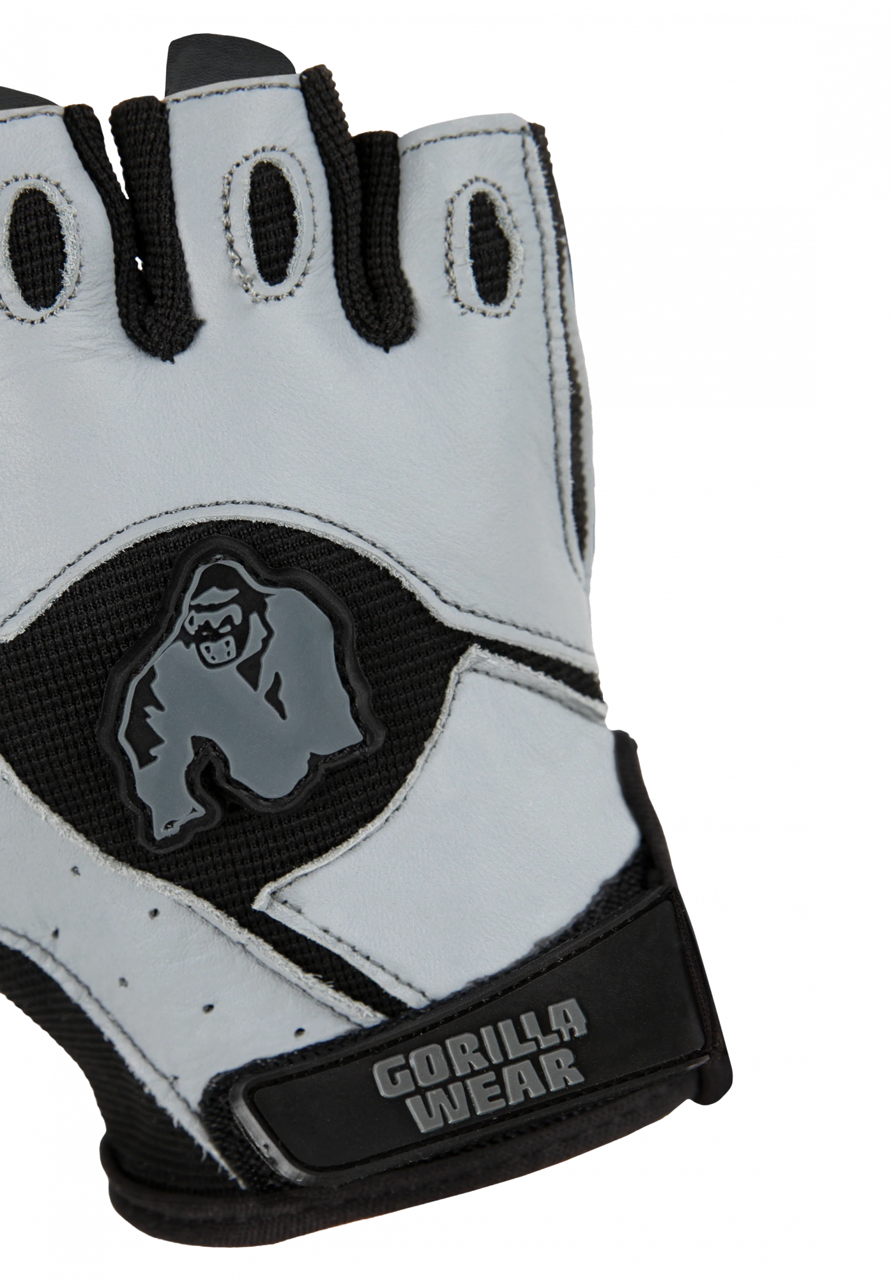 Mitchell Training Gloves - Black/Gray – détail officiel Gorilla Wear