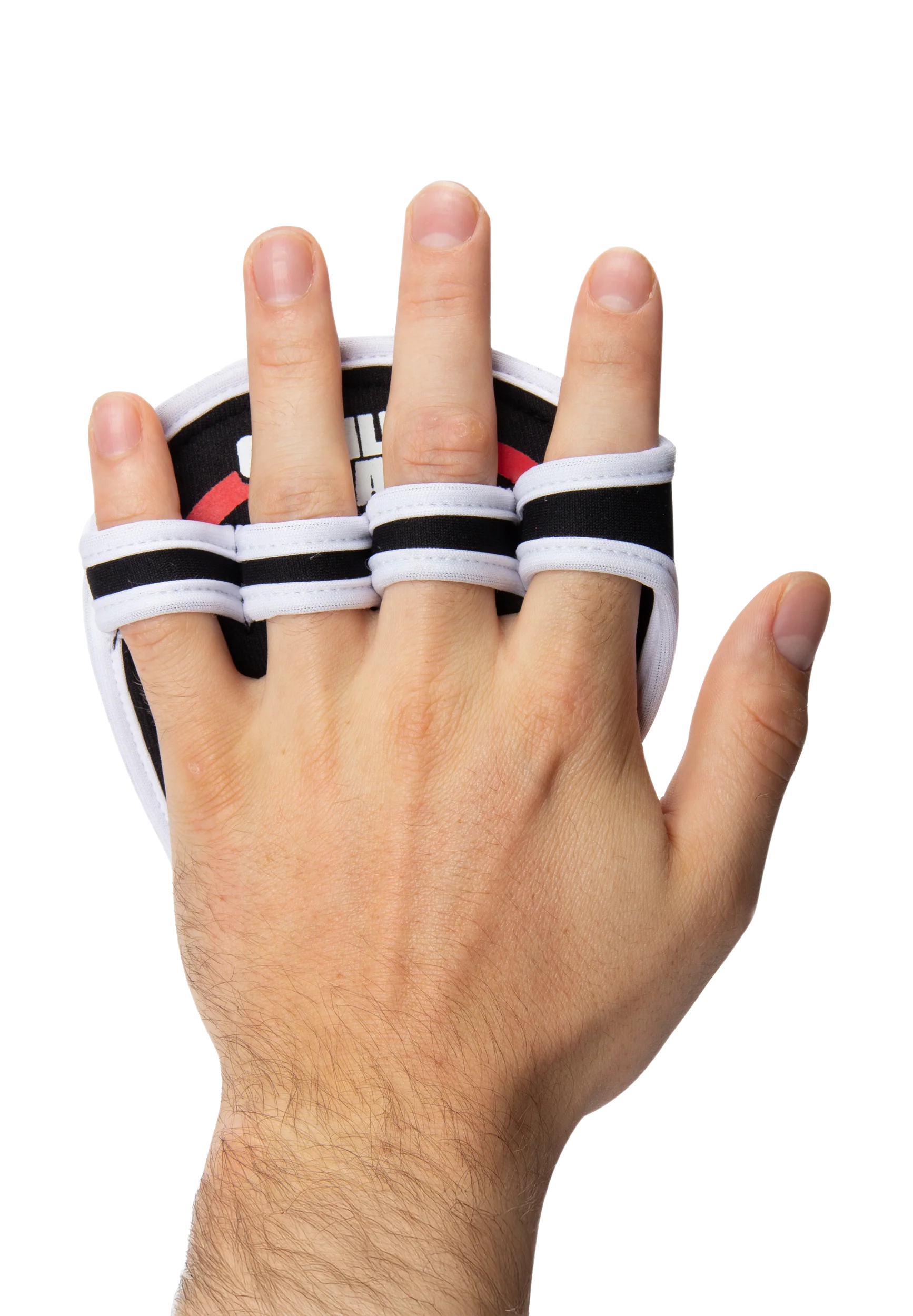 Palm Grip Pads - Black/Red – autre vue Gorilla Wear originale
