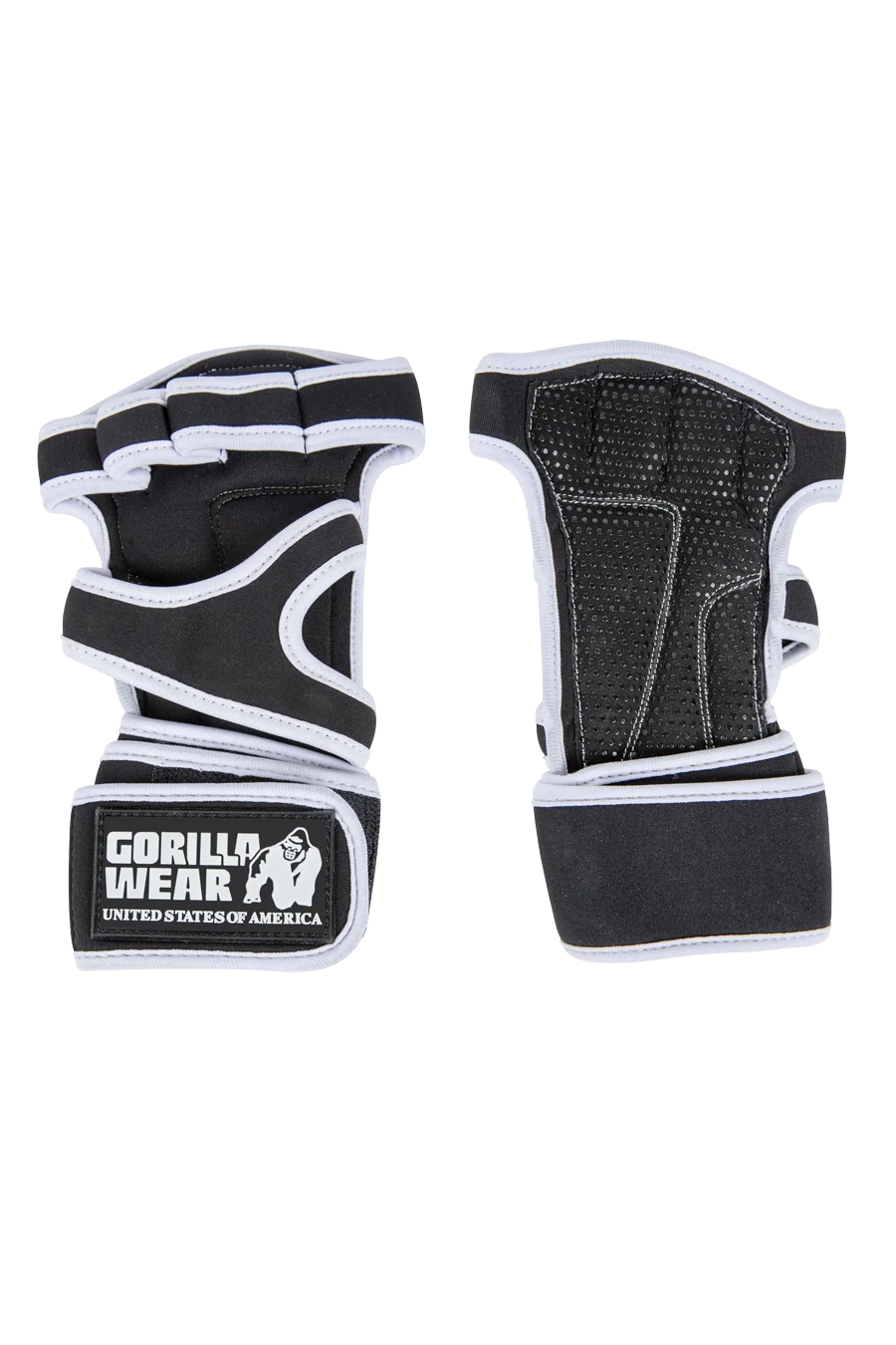 Yuma Weight Lifting Workout Gloves - Black/White – photo Gorilla Wear authentique