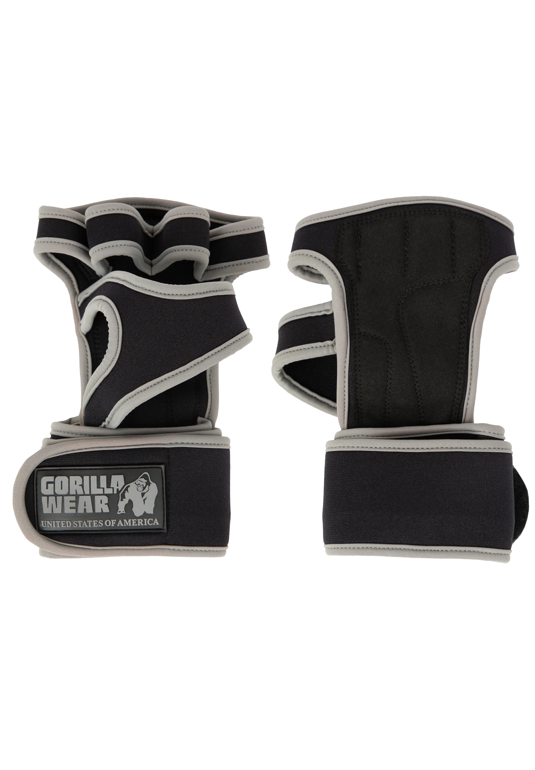 Yuma Weight Lifting Workout Gloves - Black/Gray : photo officielle Gorilla Wear