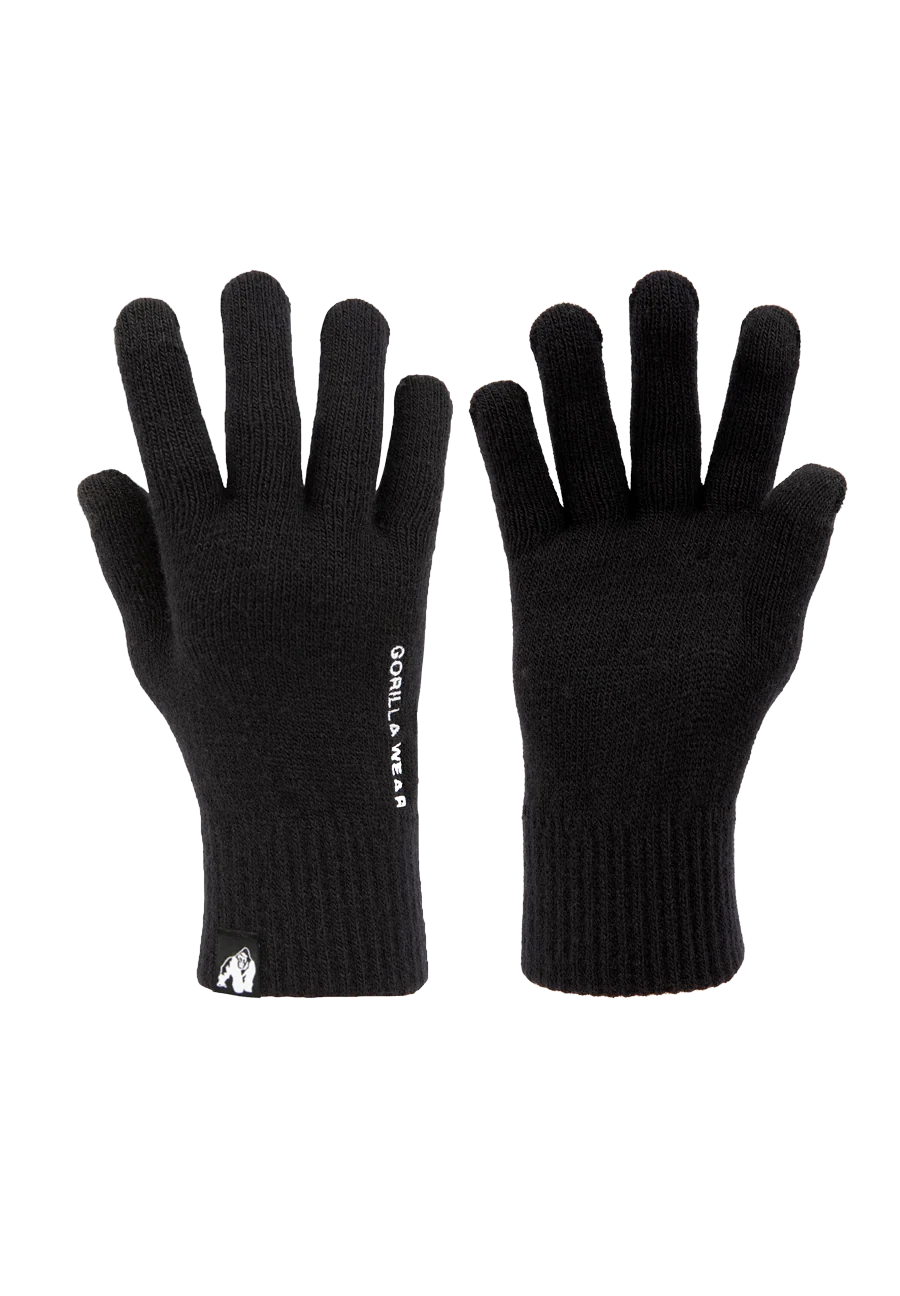 Waco Knitted Gloves - Black : photo officielle Gorilla Wear