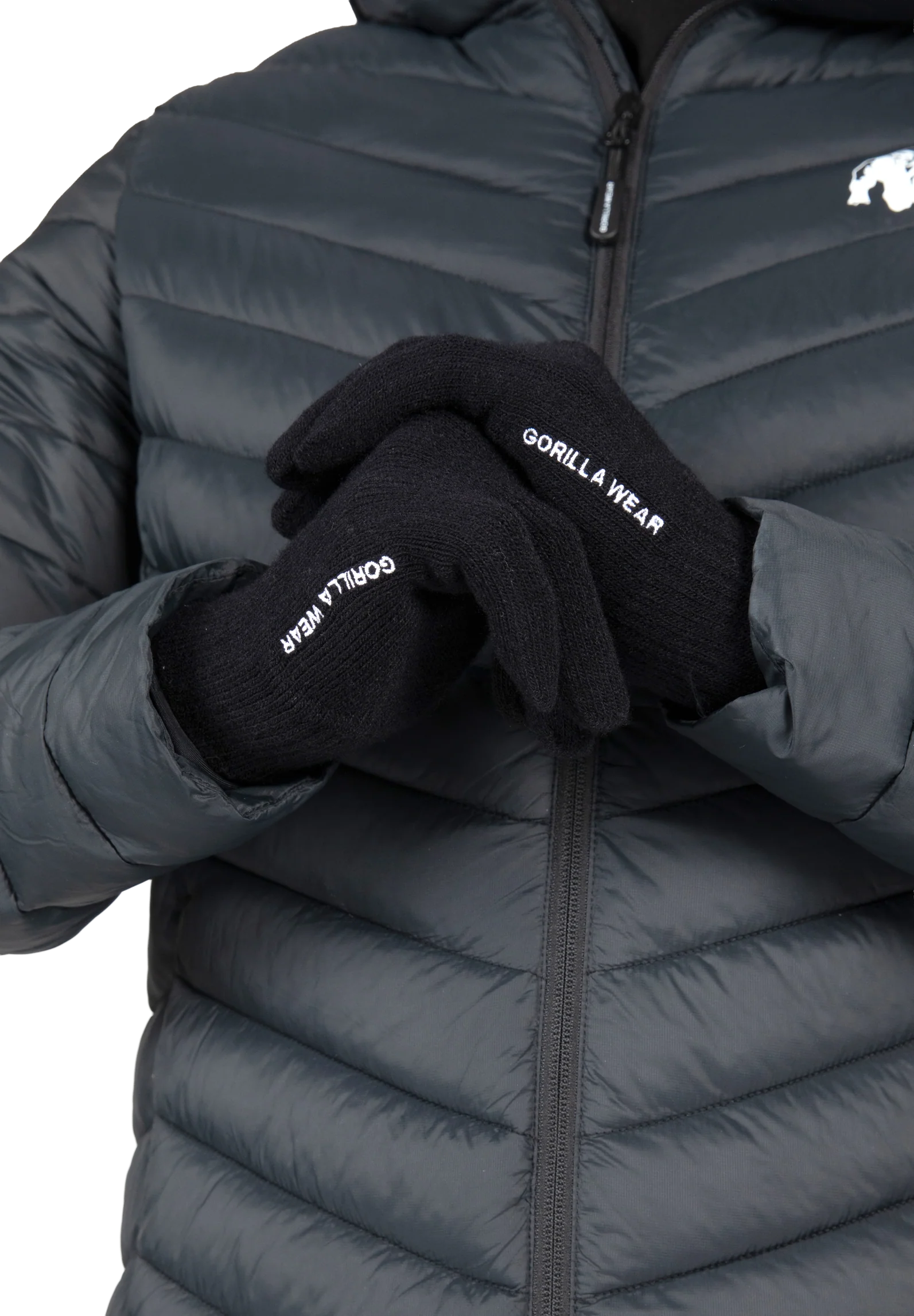 Waco Knitted Gloves - Black : deuxième photo officielle Gorilla Wear