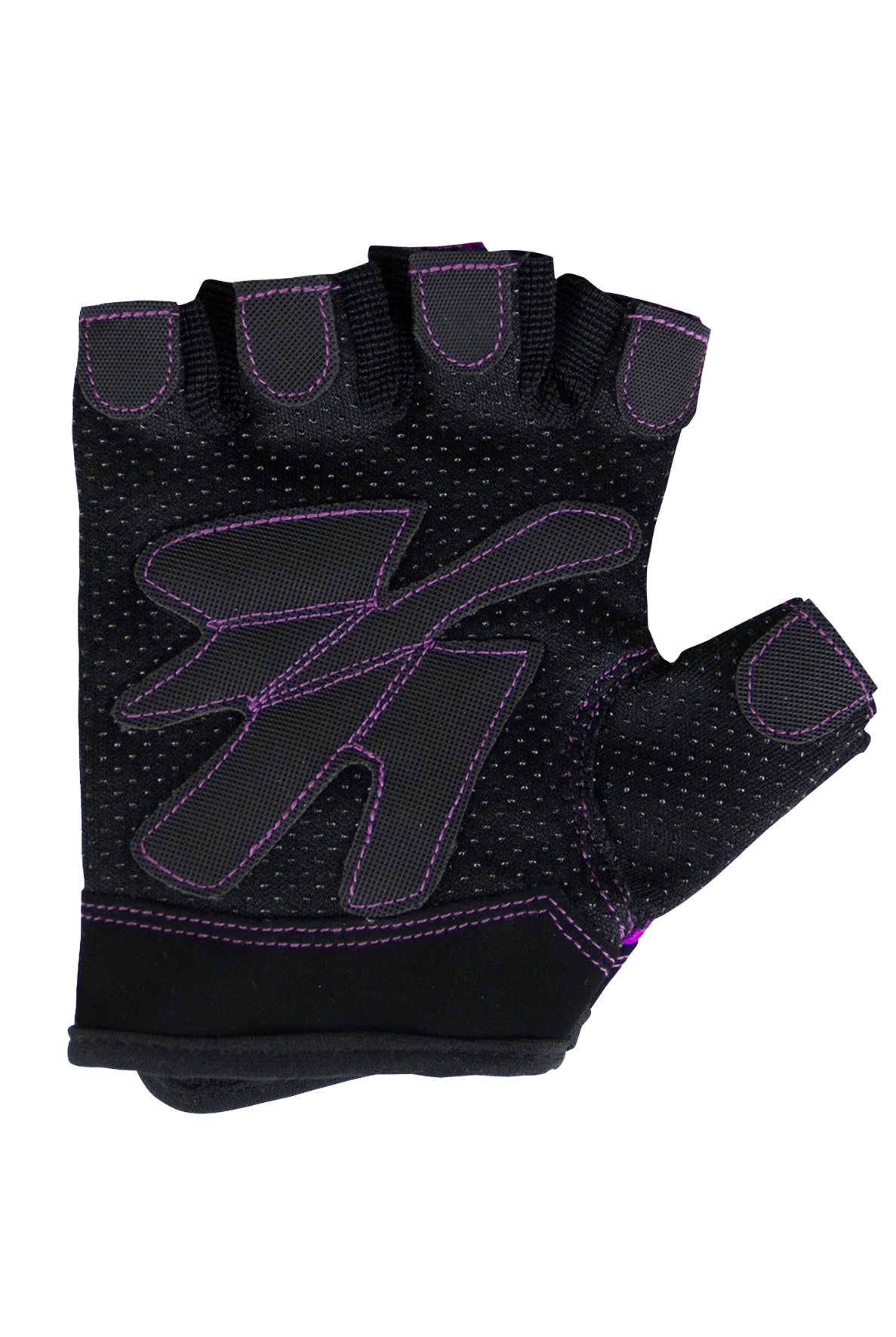 Womens Fitness Gloves - Black/Purple : deuxième photo officielle Gorilla Wear