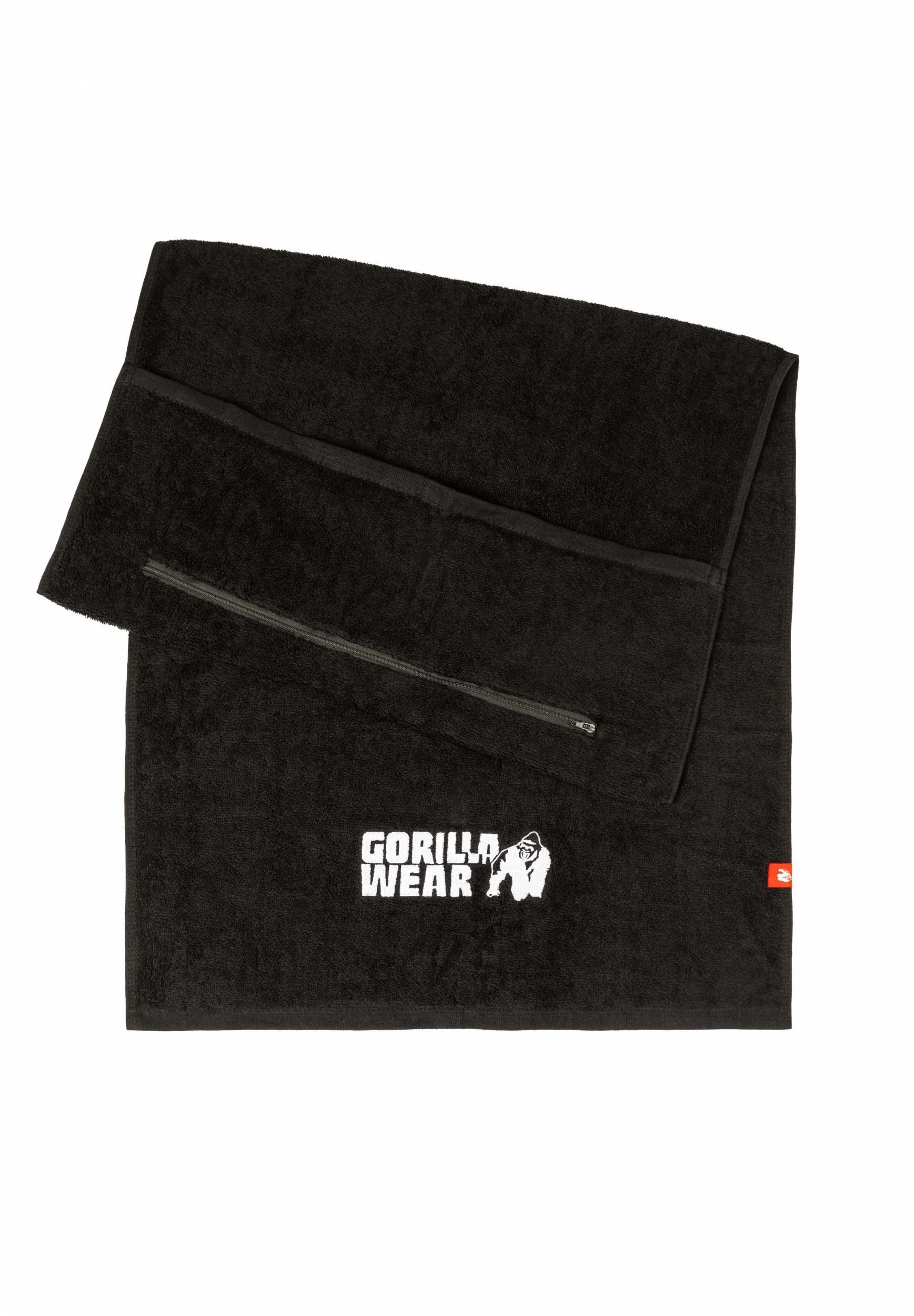 Zip Pocket Gym Towel - Black – visuel officiel numéro 2