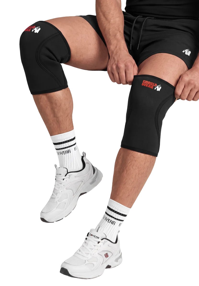 7MM Premium Knee Sleeves - Black – visuel officiel numéro 2