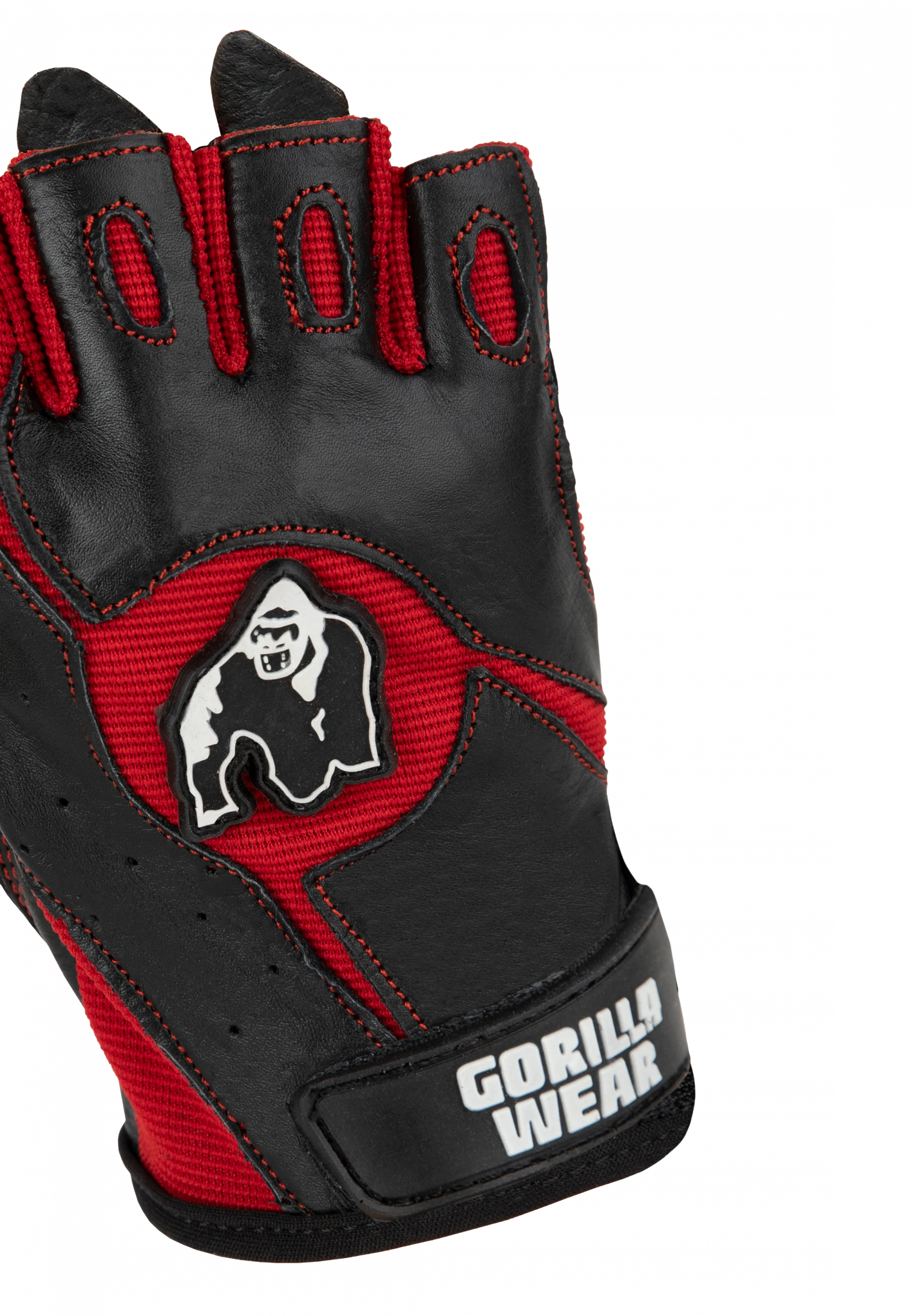 Mitchell Training Gloves - Black/Red, photographie Gorilla Wear 2