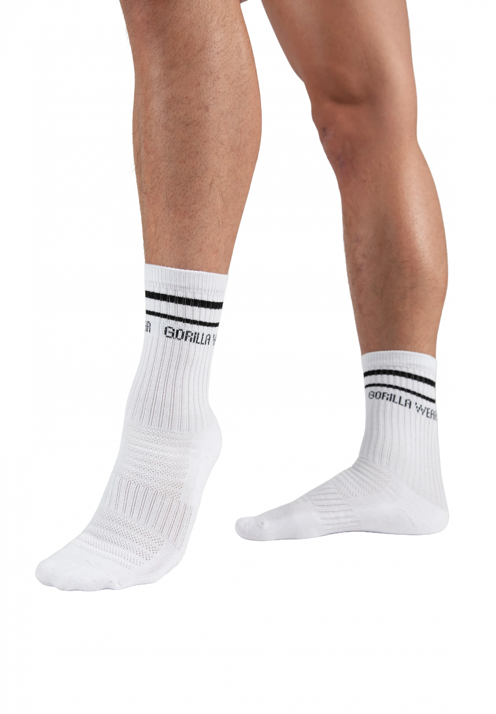 Crew Socks 2-Pack - White – photo officielle 2
