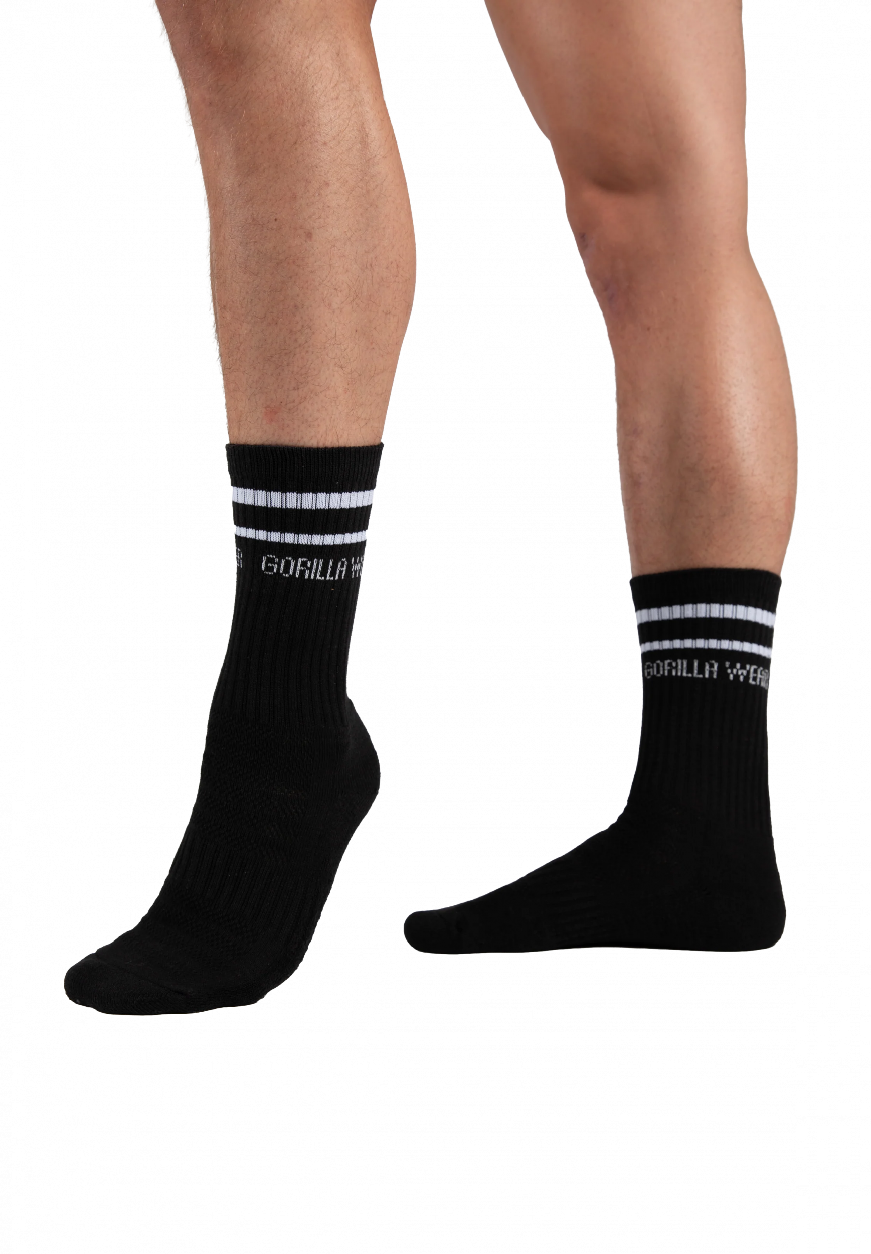Crew Socks 2-Pack - Black – photo officielle 2