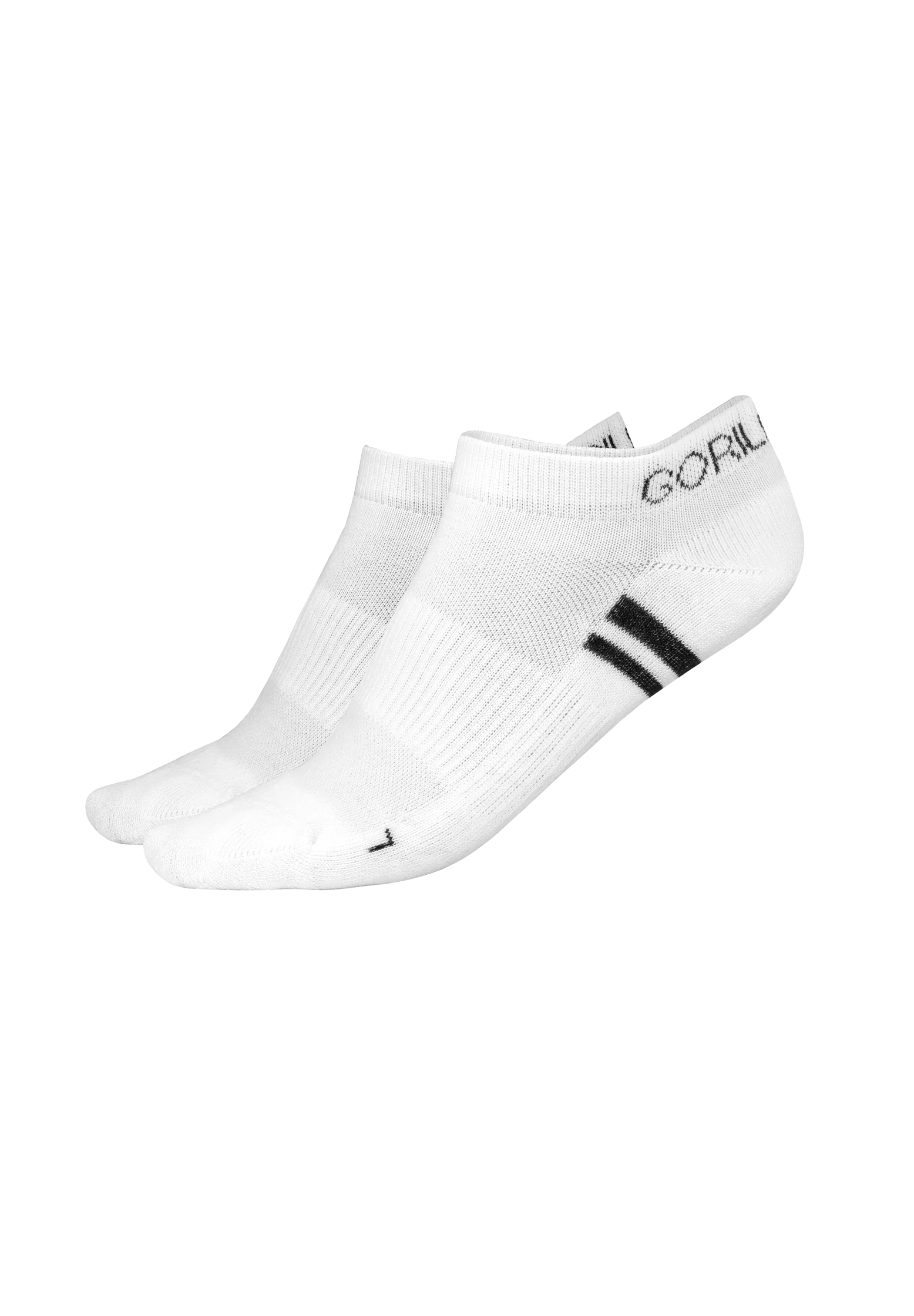 Chaussettes Gorilla Wear quart lot de 2 blanches, photo officielle 1