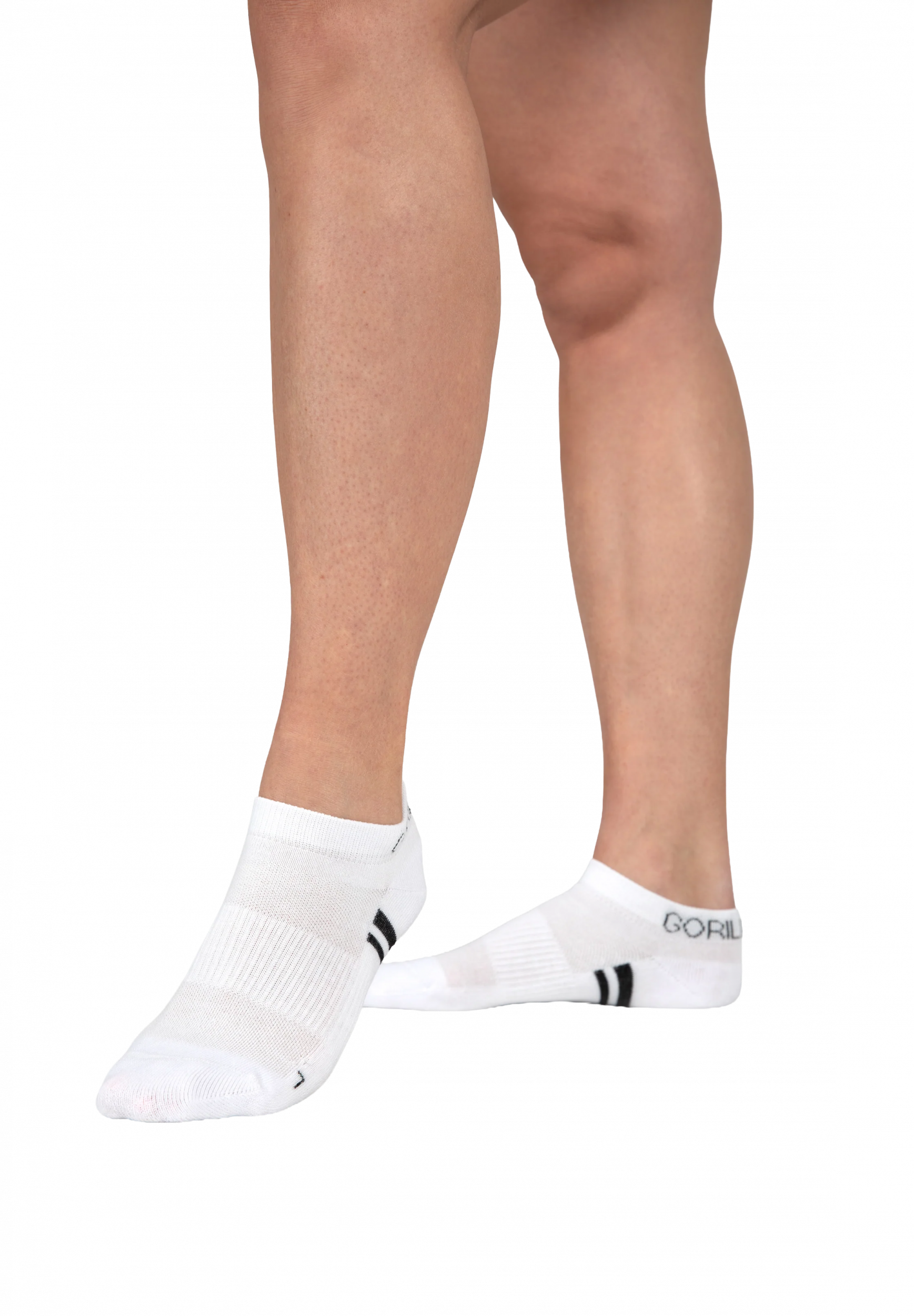Chaussettes Gorilla Wear quart lot de 2 blanches, photo officielle 2