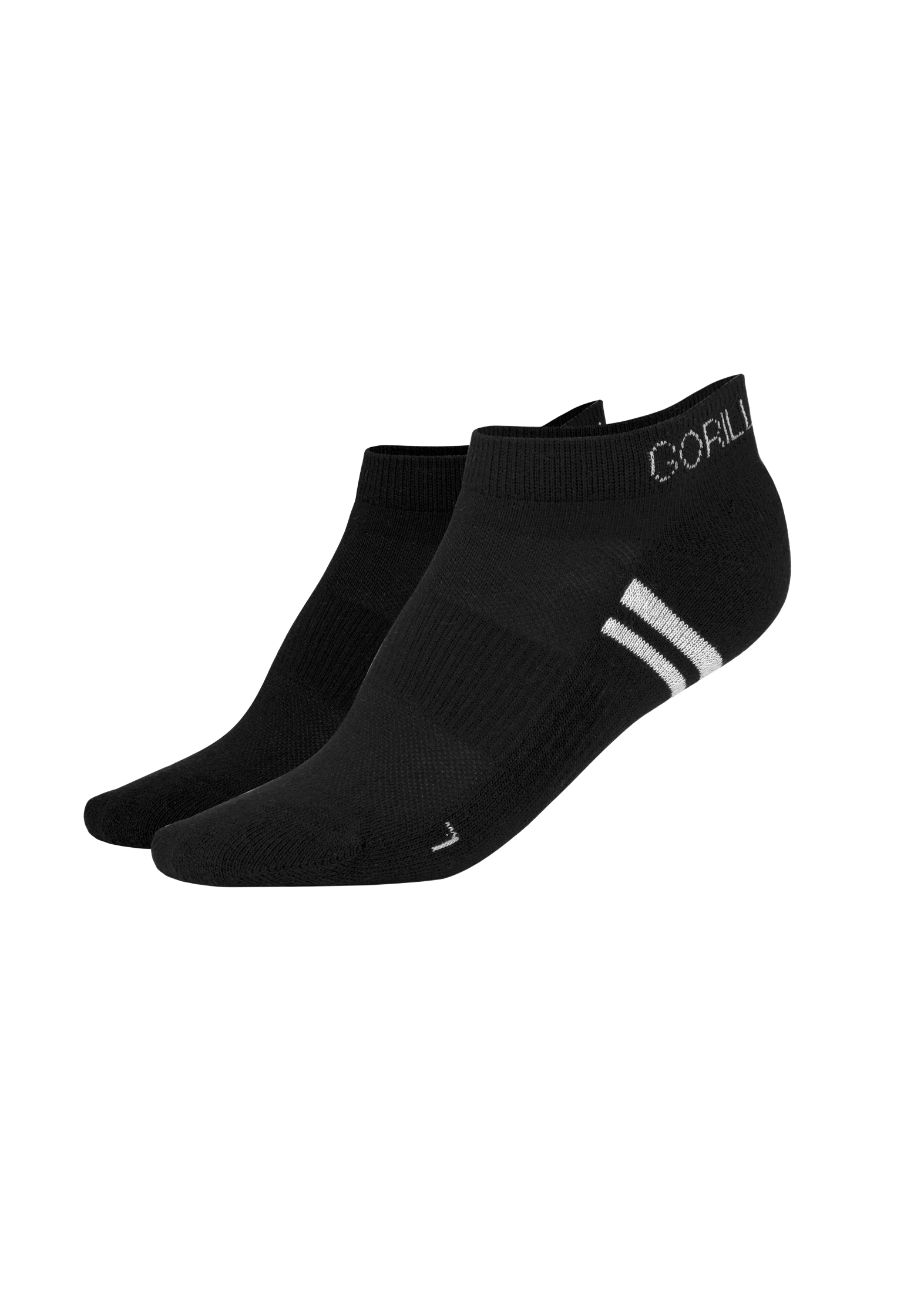 Chaussettes Gorilla Wear quart lot de 2 noires, photo officielle 1