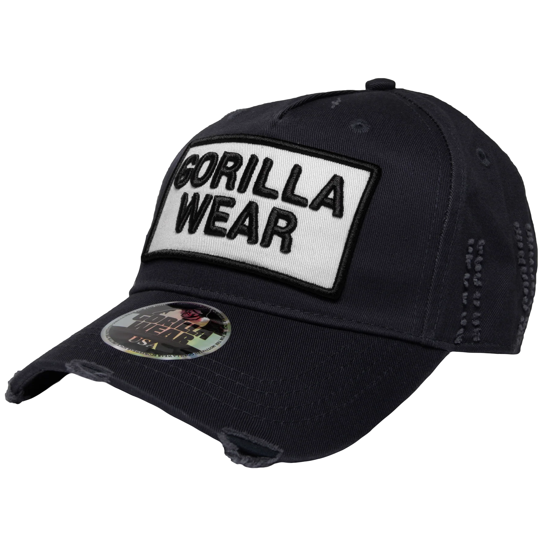 Harrison Cap - Black/White – photo Gorilla Wear 1