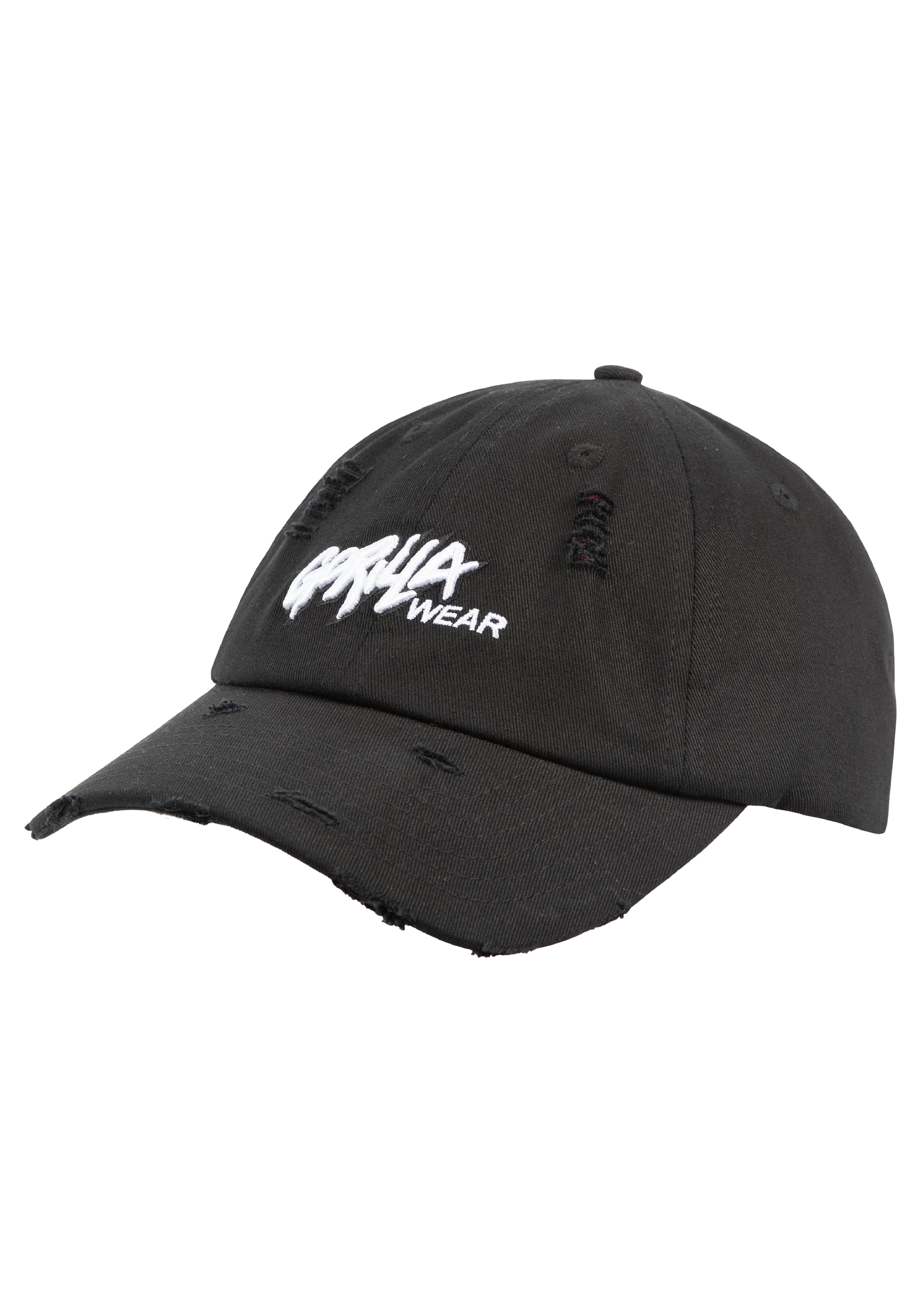 Galway Distressed Cap - Black – photo Gorilla Wear 1
