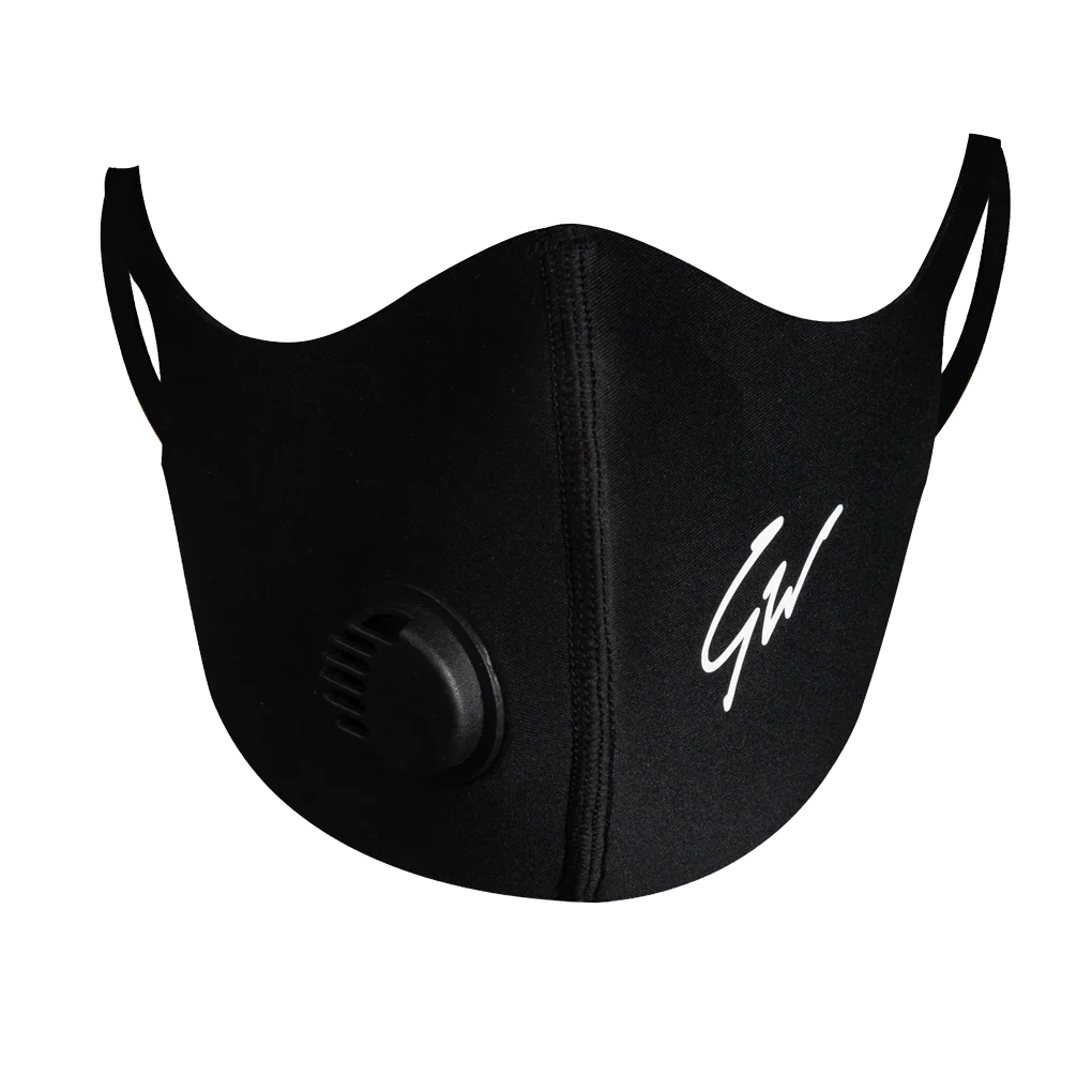 Gorilla Wear Filter Face Mask - Black – photo officielle Gorilla Wear 1