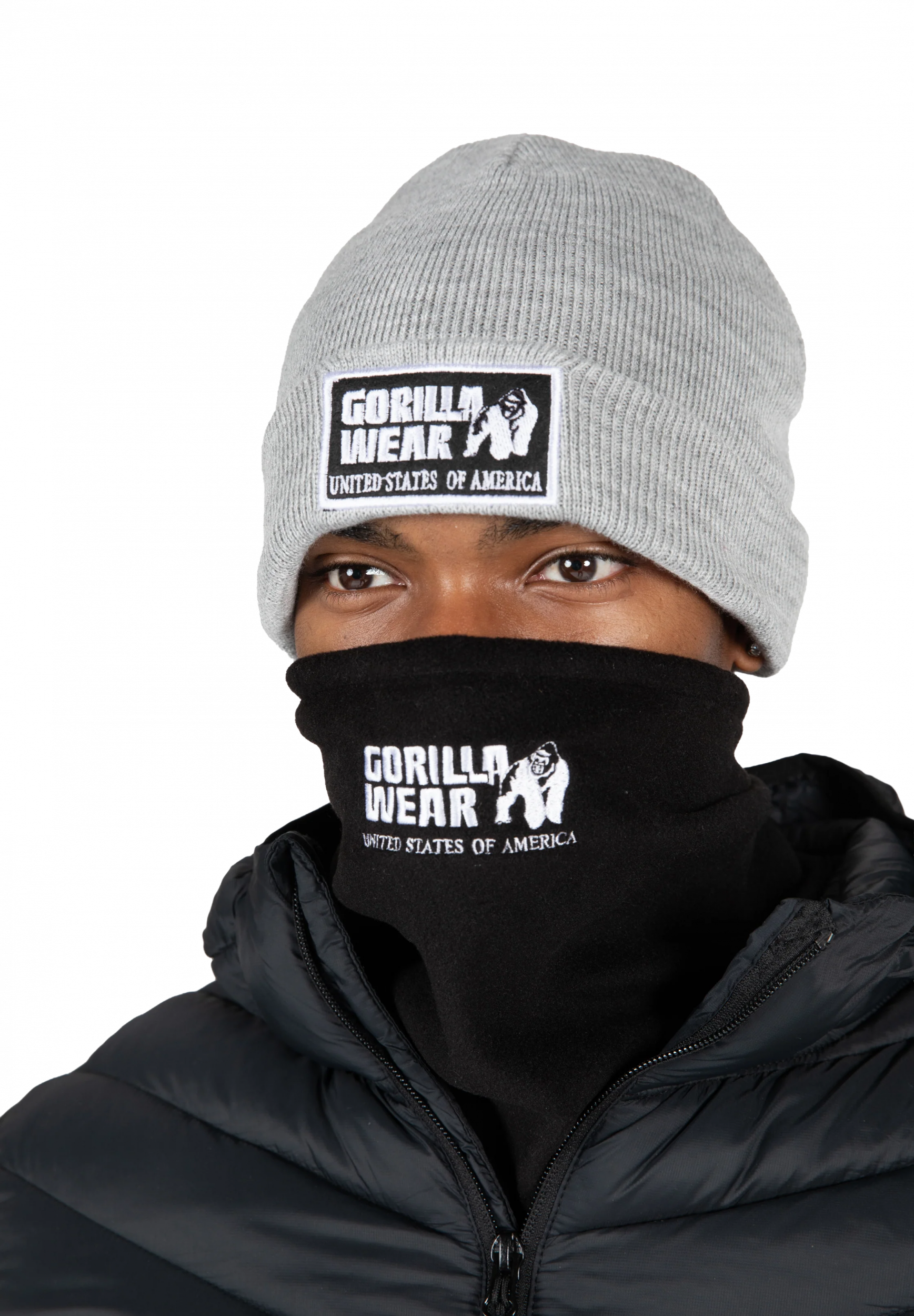 Wyoming Neck Warmer - Black – photo officielle Gorilla Wear 2