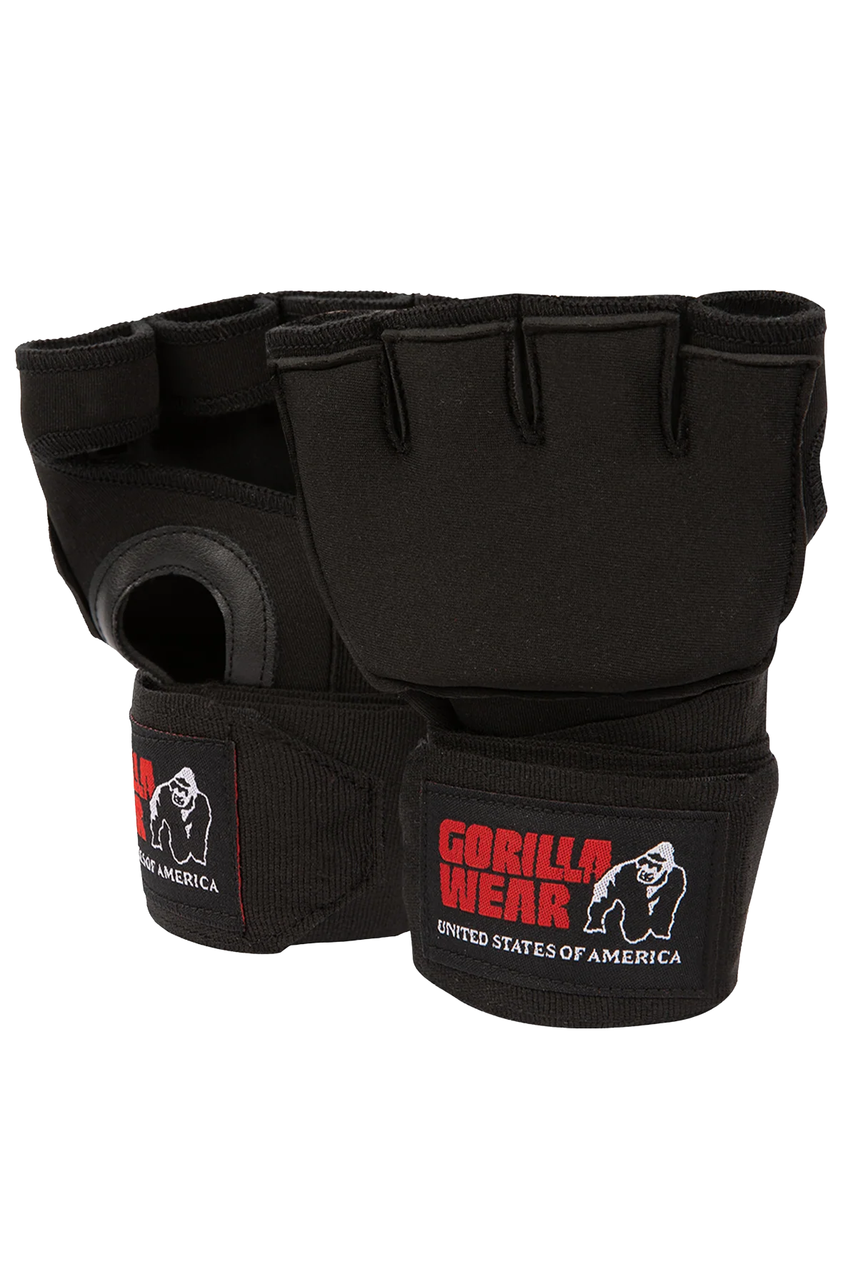 Gel Glove Wraps - Black/White – photo officielle Gorilla Wear 1