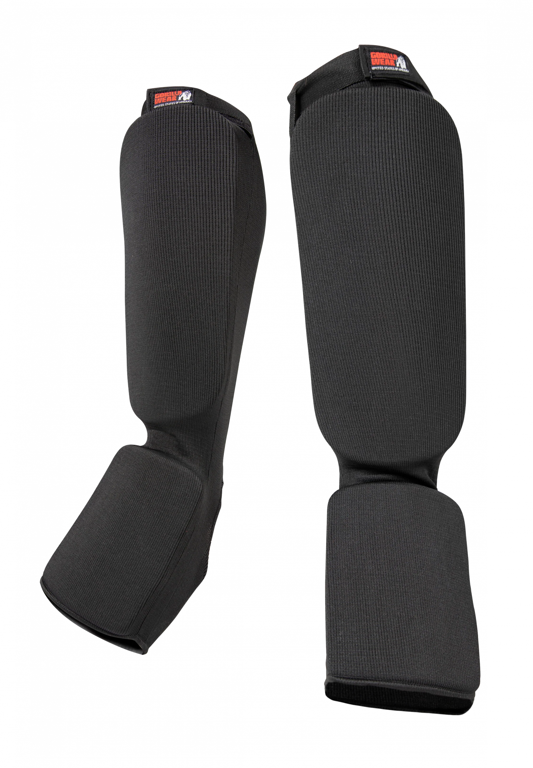 Jefferson Shin Guards - Black – photo officielle Gorilla Wear 1
